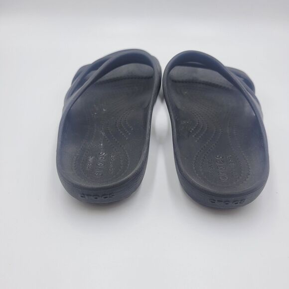 Crocs Swiftwater Sandals Women's Size 8 Black Casual Outdoor Beach Resort Comfy - Picture 5 of 7